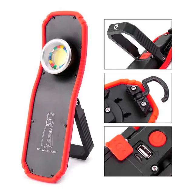 Linterna Lampara Led Magnetica Inspeccion Pintura Remolinos