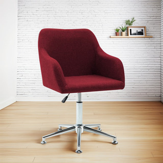 Swivel Office Chair Wine Red Fabricstylish Swivel Office Swivel Office Chair Wine Red Fabricstylish Swivel Office