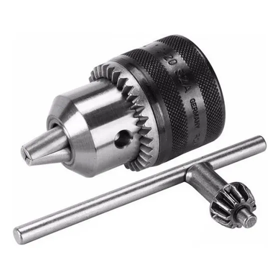 Mandril P/ Furadeira Com Rosca 13mm 1/2 Pol e Chave de Aperto