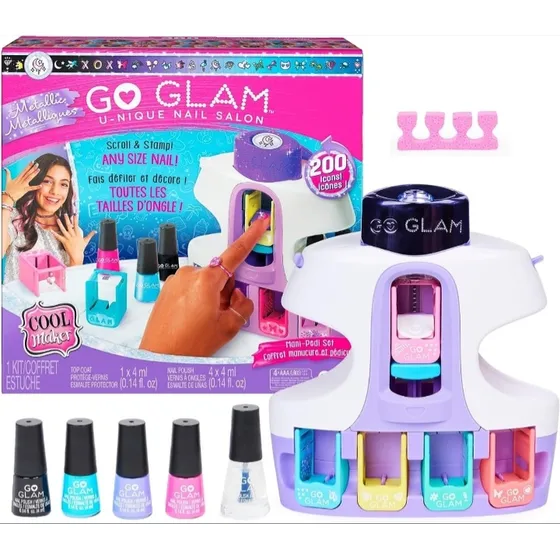 Go Glam Set Manicure Salón De Belleza Niñas