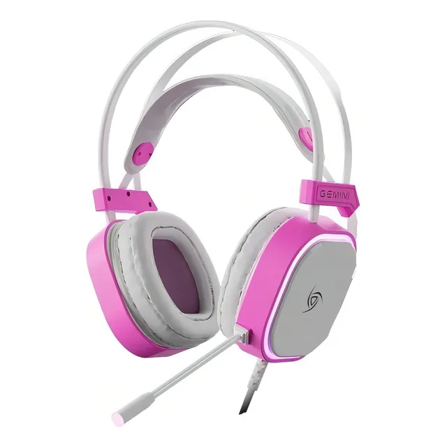 Headset Gemini Vsg Blanco - Soy Gamer Color White Color de la luz Violeta
