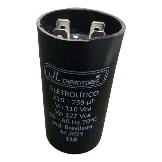 Capacitor De Partida 216-259uf 110v P/motor 1/3cv Weg 