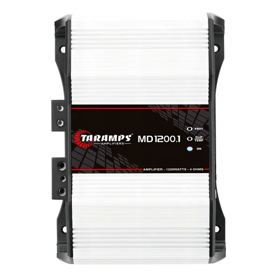 Taramps Modulo Md1200 4 Ohms Potencia 1200 Rms Md 1200.1 Amplificador 1200w 4Ohms Som Automotivo