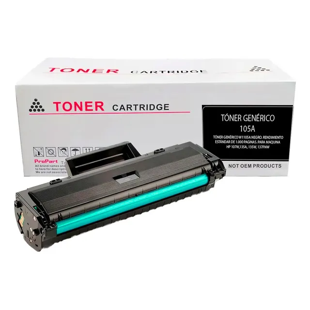 Tóner Compatible 105a Laser Hp 107w 135w 137fnw W1105 Chip