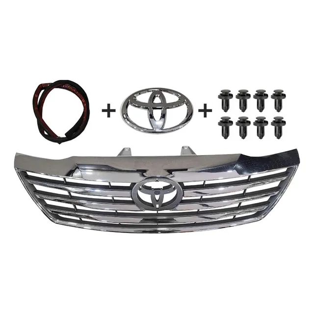 Parrilla Toyota Fortuner 2012 2013 2014 2015 Emblema Clips