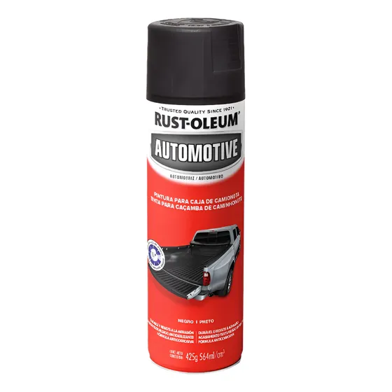 Spray Rust Oleum Para Caja De Camioneta Truck Bed Negro 340g