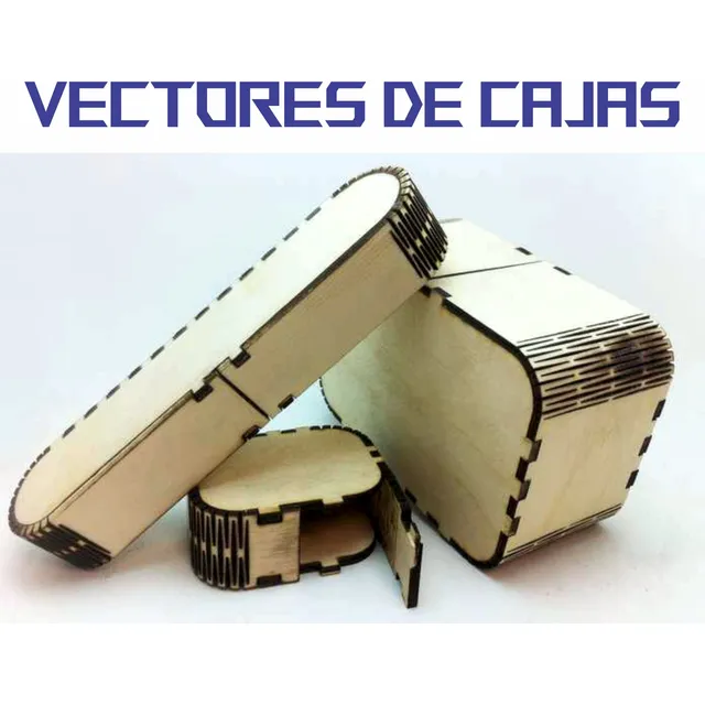 100 Vectores De Cajas Para Corte Laser