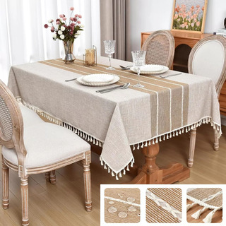 Mantel Para Mesa Rectangular Decoracion Comedor 1.4*1.8m Mantel Para Mesa Rectangular Decoracion Comedor 1.4*1.8m