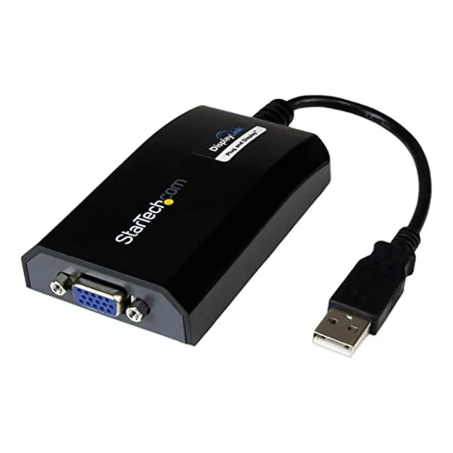 Startech.com Adaptador Usb A Vga, Tarjeta Gráfica