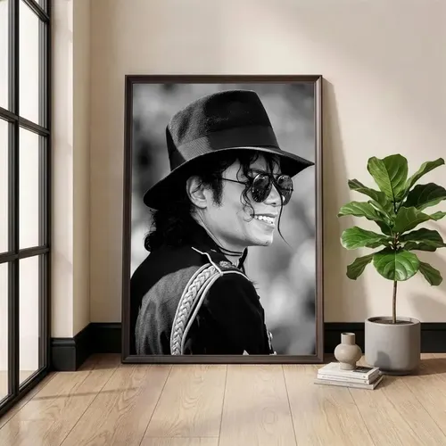 Michael Jackson King Of Pop Poster, Microphone Music Art