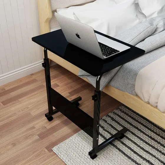 Mesa Con Ruedas Notebook Desayuno Cama Escritorio Regulable