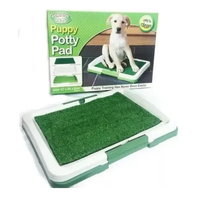 Tapete Pasto Sintetico Entrenamiento Mascotas Baño Lavable