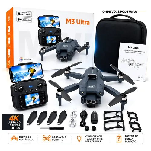 Drone Dji Tello +3 Baterias + 4 Hélices Sobressalentes +