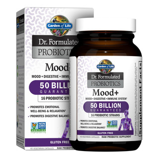 Suplemento Probiótico Garden Of Life Dr. Formulated Mood+ Suplemento Probiótico Garden Of Life Dr. Formulated Mood+