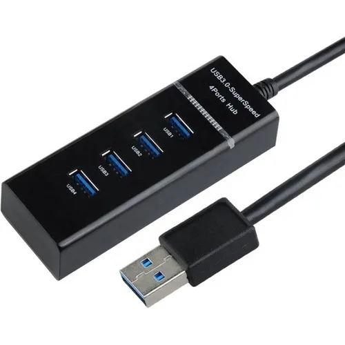 Hub Usb Multiplicador 4 Puertos Usb Luz Led Pc Notebook Full