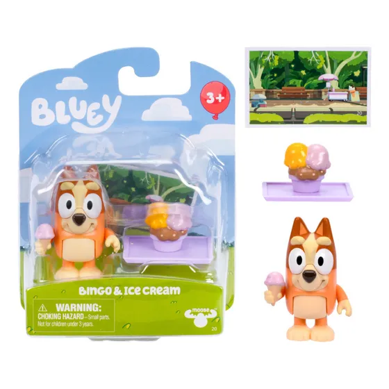 Figura Bingo Y Ice Cream - Bluey Original