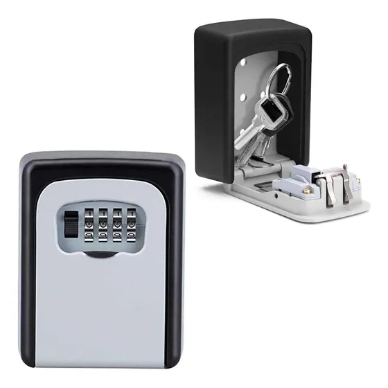 Mini Caja Fuerte O De Seguridad Aleación De Aluminio Llaves