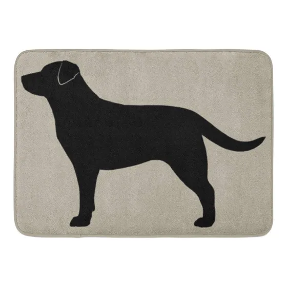 Tapete Baño Para Mascota Labrador Retriever Perro Color 16 X