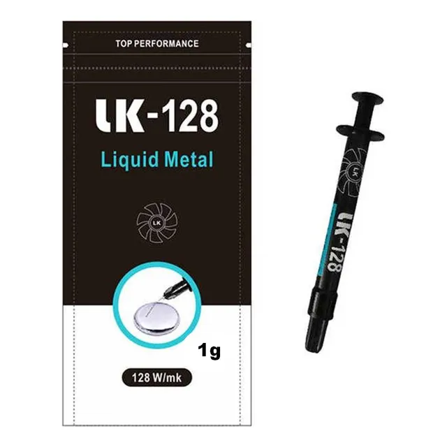 Pasta Térmica Metal Líquido Lk-128 1g 128w/mk Bolsa Sellada