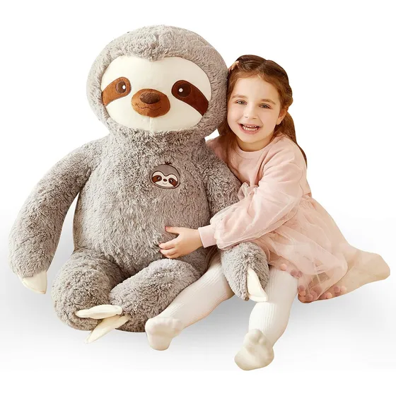 Peluche Grande Perezoso Ikasa De 30 Pulgadas Para Niños