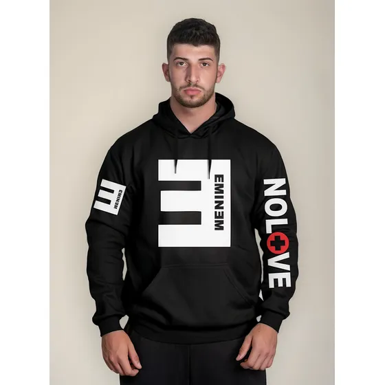 Blusa De Moletom Com Estampa Do Eminem Lançamento