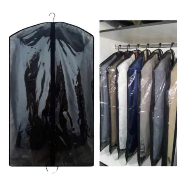 Kit 10 Capas De Terno Protetora Roupas C/ Zíper - Top!!