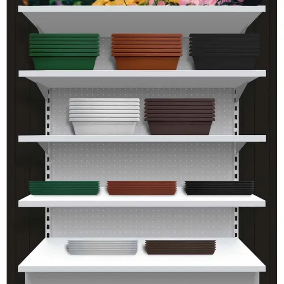 Matero Plastico Rectangular De 50cm Con Plato Jardinera