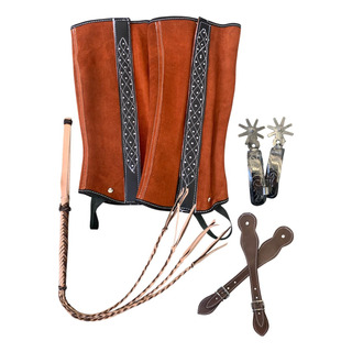 Kit De Polainas, Correllones, Espuelas Y Cuarta Trenzada, Kit De Polainas, Correllones, Espuelas Y Cuarta Trenzada,