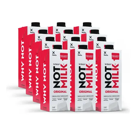 Bebida Vegetal Notmilk Original 12X 1L