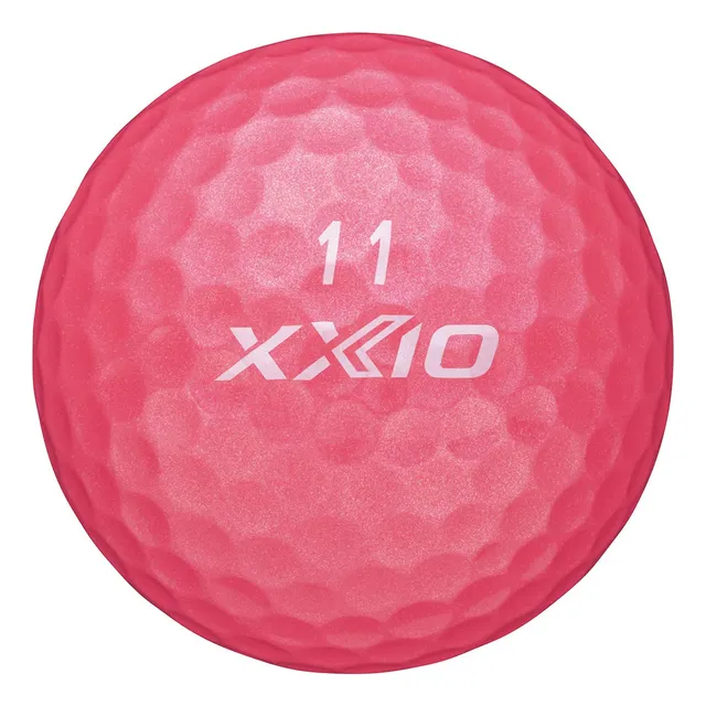 Pelota Golf Color Rojo Rubi 1 Docena