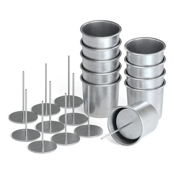 Moldes Votivos Para Velas, Moldes De Acero De Aluminio Sin C