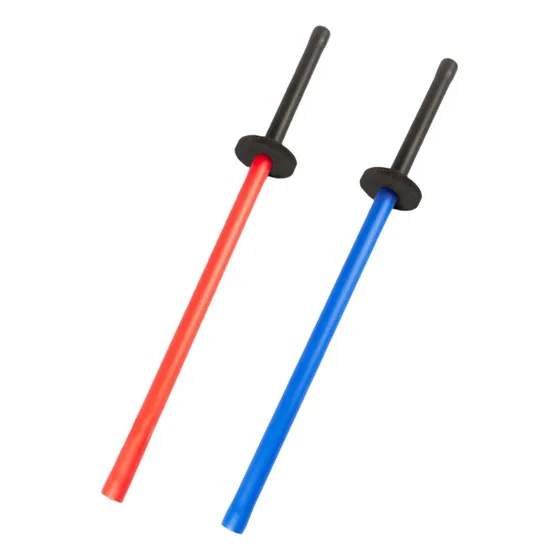 2 Peças De Espadas De Treinamento De Esponja 80cm
