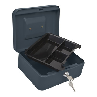 Caja De Dinero 3 Separadores 20 X 9 X 16 Cm Hermex Cadi-20 Color Negro Caja De Dinero 3 Separadores 20 X 9 X 16 Cm Hermex Cadi-20 Color Negro