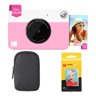 Cámara De Impresión Instantánea Kodak Printomatic Pink + Bun Cámara De Impresión Instantánea Kodak Printomatic Pink + Bun