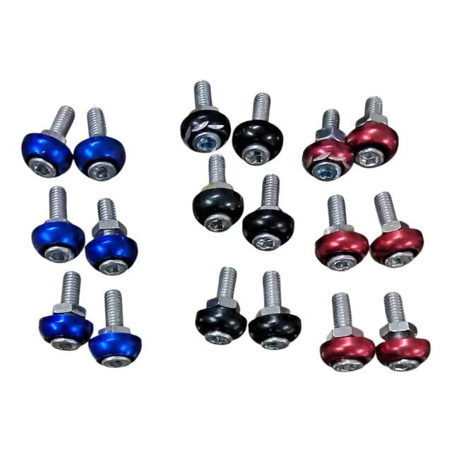Tornillos En Par Decorativos Para Porta Placa De Moto