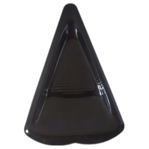 Plato Para Ración De Torta Triangular Negra Repostería 50und