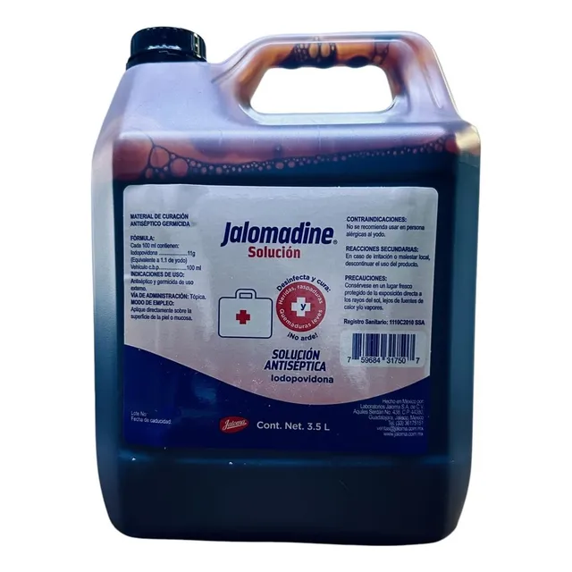 Jalomadine Solución Antiseptica Iodopovidona Solución 3.5 L