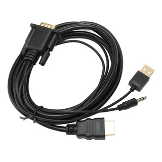 Adaptador De Interfaz Multimedia Vga A Hd Para Sonido Y Víde Adaptador De Interfaz Multimedia Vga A Hd Para Sonido Y Víde