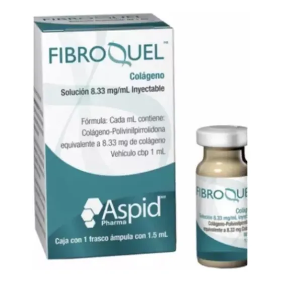 Fibroquel solución 8,33 mg, 1 frasco ámpula 1,5 ml
