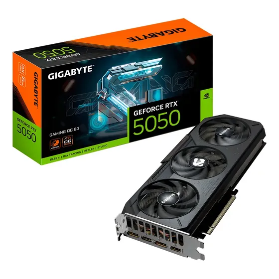 Tarjeta de Video Gigabyte GeForce RTX 5050 GAMING OC 8 GB GDDR6 | Cuotas sin interés