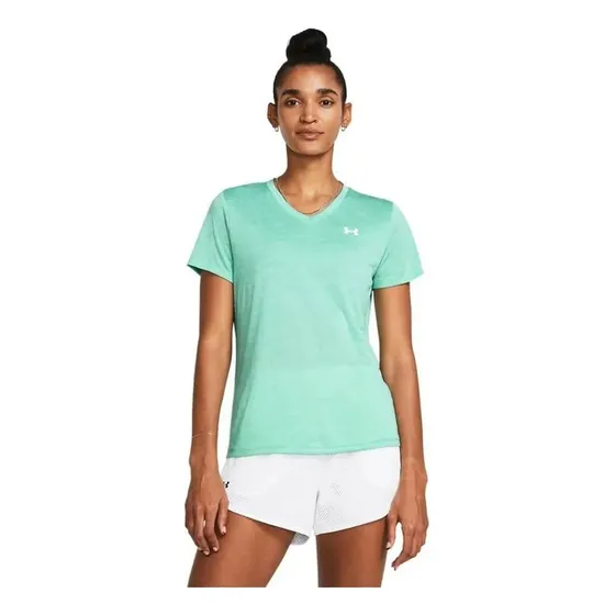 Remera Under Armour Ua W Tech Ssv - Twist Verde Mujer