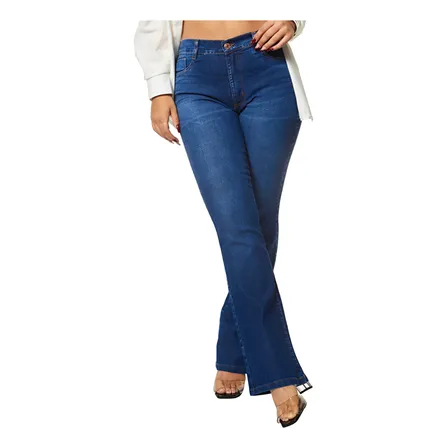 Calça Jeans Feminina Boot Cut Sawary