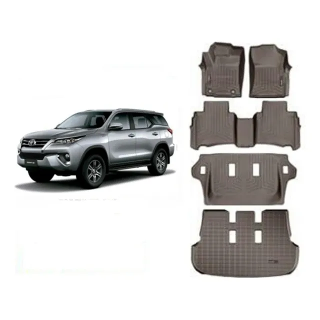 Alfombras Weathertech Con 3ra Fila Fortuner Dubai 2016/2024