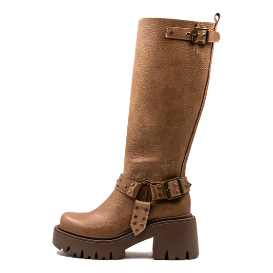 Bota Comoda De Cuero Vacuno Urbana Nigeria Modelo 1024