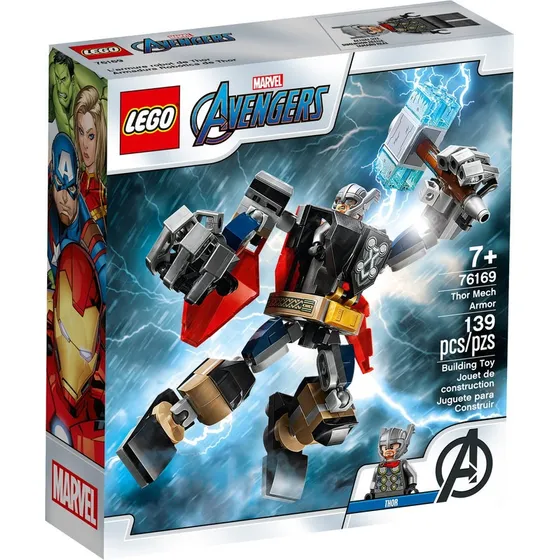 Lego Marvel: Armadura Robótica De Thor 139pcs