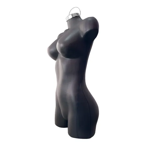 Maniqui, Maniquie 3/4 Dama, Color Negro Mujer, Busto
