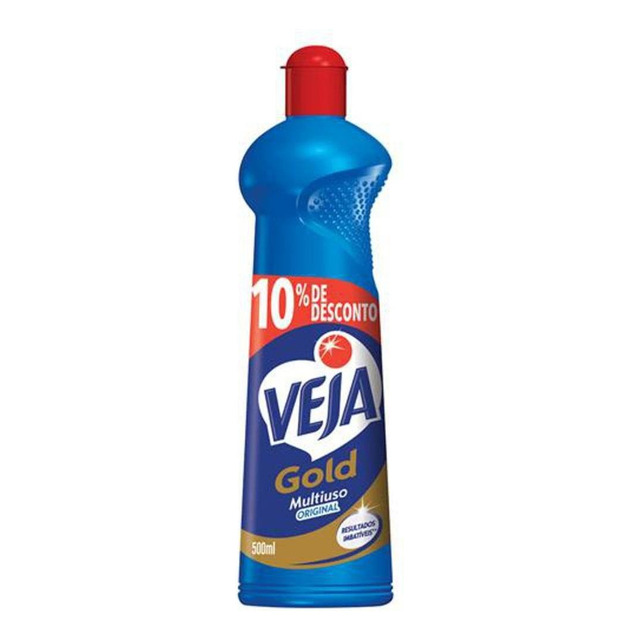 Limpador Gold Multiuso Original 500ml Veja Limpador Gold Multiuso Original 500ml Veja