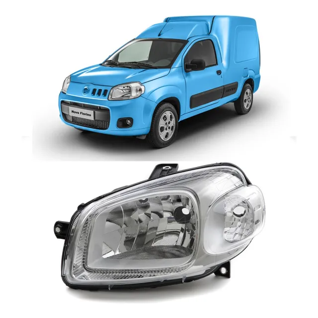 Semioptica Cromada Izquierda Fiat Fiorino Fire Evo 2014 2021