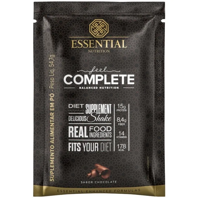 Kit Com 4 Unid Feel Complete Sachê 54,7g Essential Nutrition