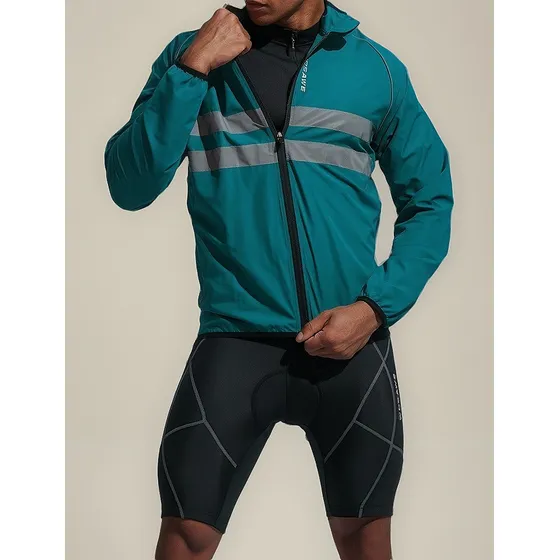 Wosawe® Casaca Cortaviento Reflectiva Ciclismo / 4 Colores